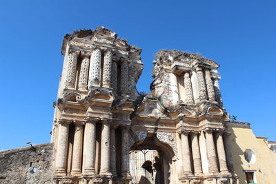 Low angle view of a temple