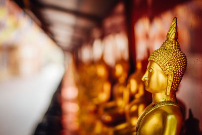 Buddha statue in the temple