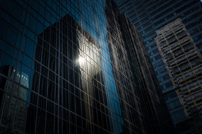 Low angle view of modern office building