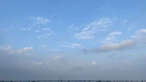 Low angle view of clouds in sky