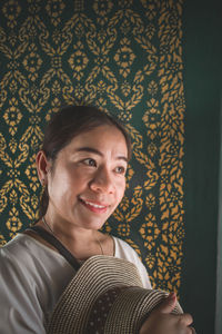 Portrait of a smiling young woman