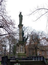 Low angle view of statue