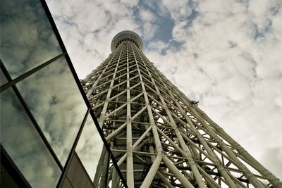 Low angle view of building against sky