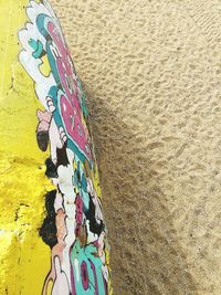 Close-up of multi colored sand