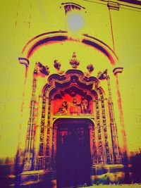 Low angle view of ceiling