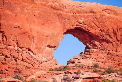 View of rock formation