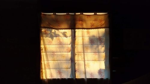 Close-up of window at home