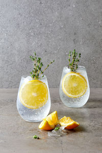 Close-up of drink on table