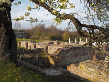 View of old ruin building