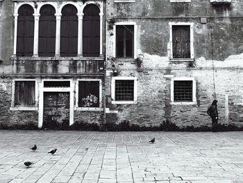 Building exterior of old building