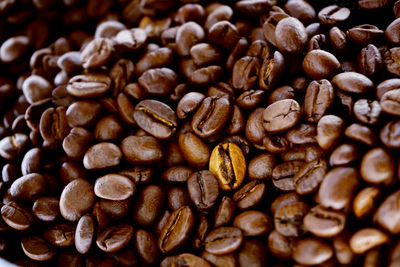 Full frame shot of coffee beans