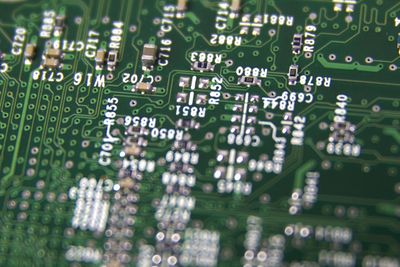 Close-up of circuit board