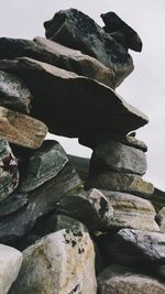 Scenic view of rock formations