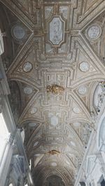 Low angle view of ceiling of building