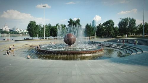 Fountain in park