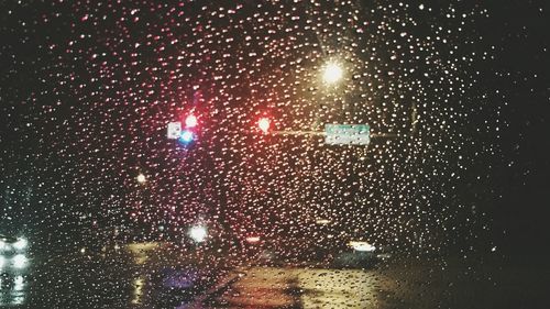 Full frame shot of water at night