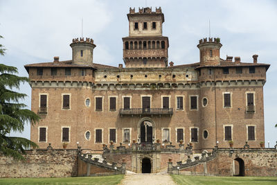 Low angle view of historical building against sky