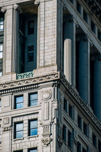 Low angle view of building in city