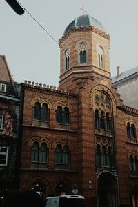 Low angle view of building against sky