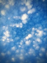 Full frame shot of clouds