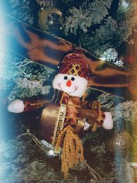 Close-up of christmas decoration