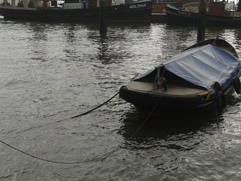 Boats in sea