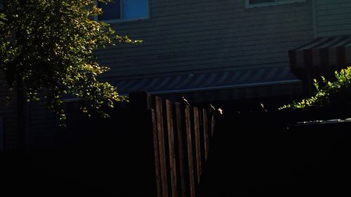 Building with trees in background