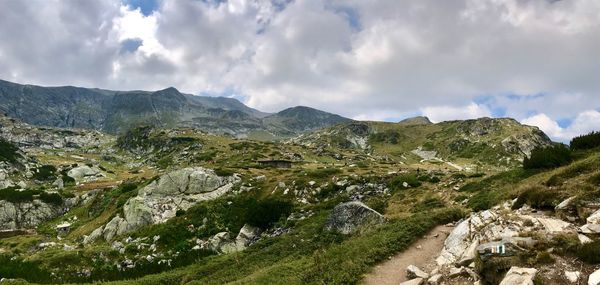 Panoramic view of landscape against sky