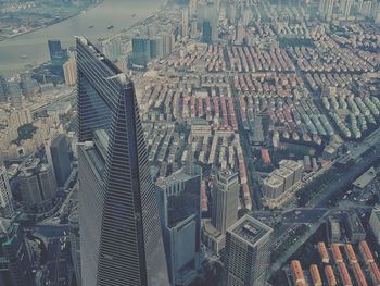 Aerial view of a city