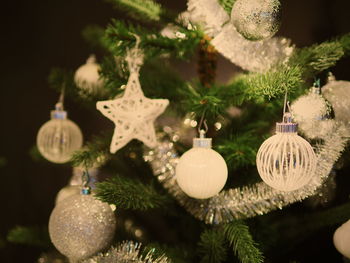 Close-up of christmas decoration