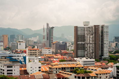 The colourful, multicultural of penang. british colonial buildings, chinese shophouses and mosques.