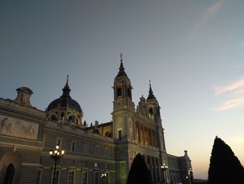 Low angle view of building against sky