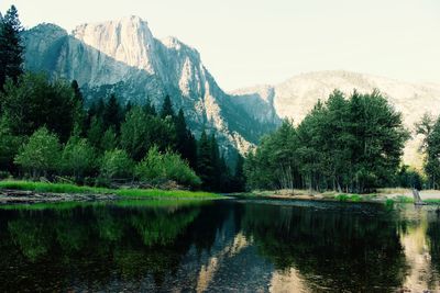 Scenic view of lake