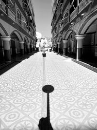 black and white