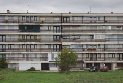 Buildings in park