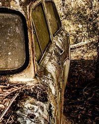 Close-up of rusty metal