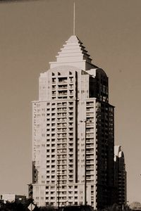 View of skyscrapers against sky