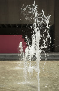 Close-up of splashing water