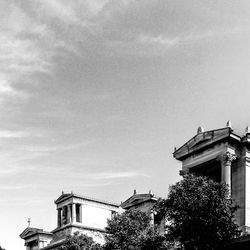 Low angle view of building against sky