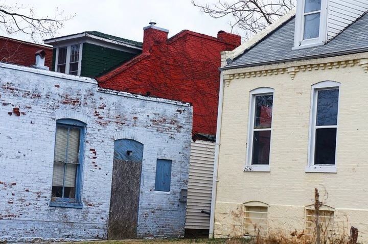 architecture, building exterior, built structure, window, residential building, residential structure, house, building, old, low angle view, day, abandoned, brick wall, weathered, outdoors, exterior, door, no people, city, wall - building feature