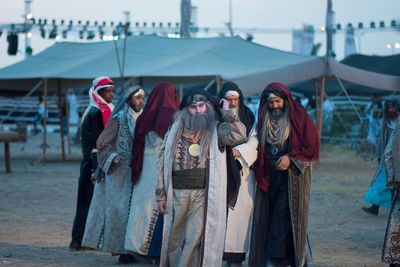 Group of people standing outdoors