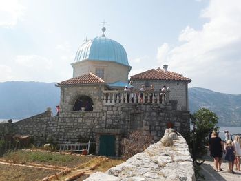 Temple against sky