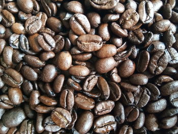 Full frame shot of coffee beans