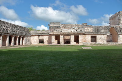 View of historic building against cloudy sky