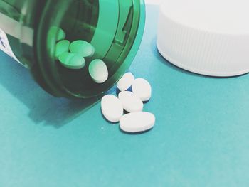 Close-up of empty table