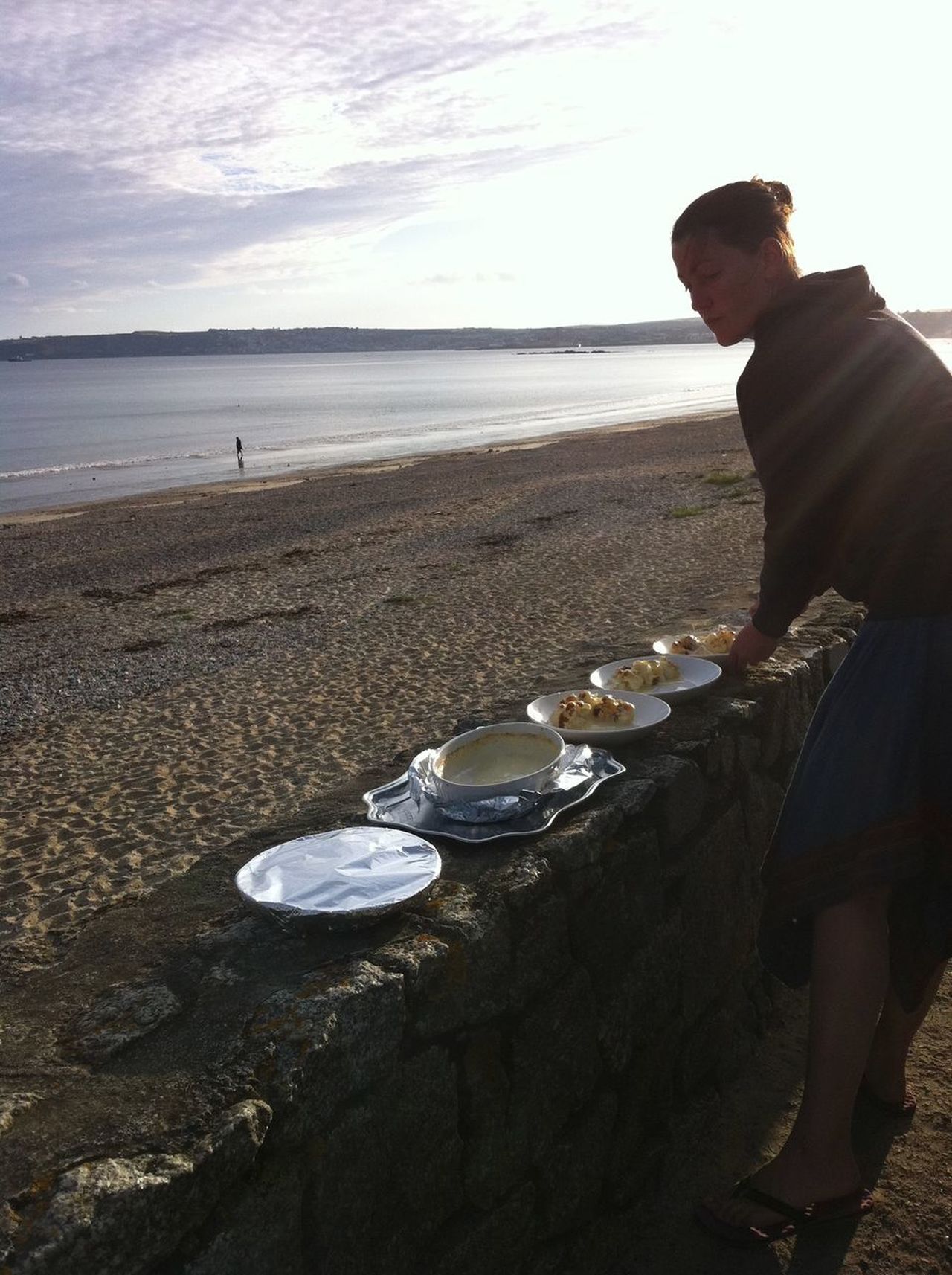 Dinner on beach