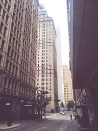View of city street