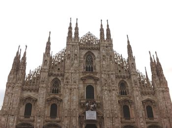 Low angle view of historical building