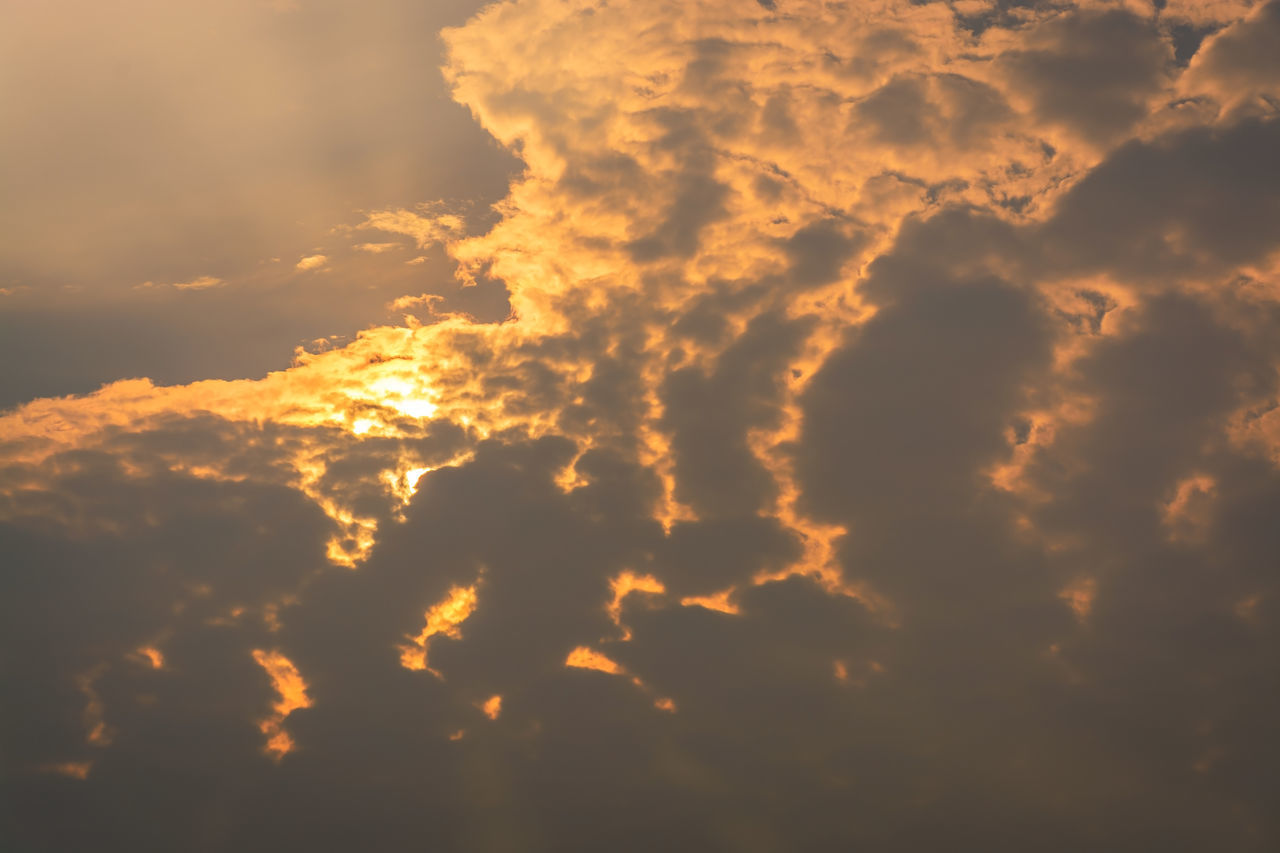 LOW ANGLE VIEW OF SKY AT SUNSET