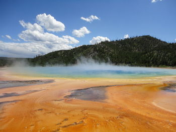 Prismatic pool in yellowstone, does it get any better